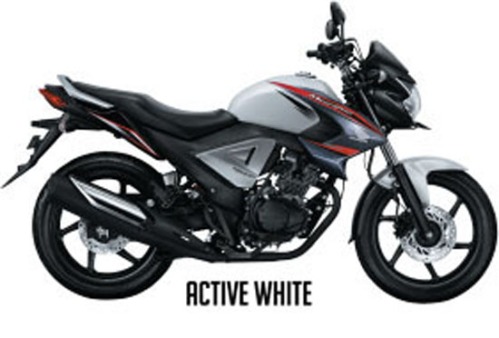 Honda New Megapro FI - Warna Active White