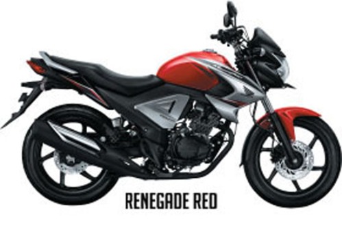Honda New Megapro FI - Warna Renegade Red
